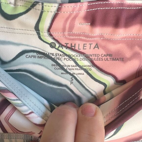 Gorgeous Athleta Athletic Capris Small Like New Condition - Picture 3 of 5